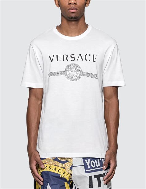 white tshirts versace|Versace t shirt price.